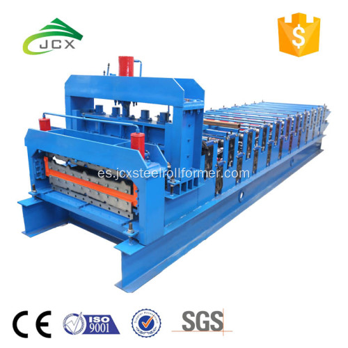 corrugación galzed paso baldosas doubel capa de la máquina Madagascar